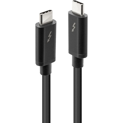 Lindy LNY-41557 : : Thunderbolt 3 кабел, Type C, M-M, 40Gbps, пасивен, черен, 2.0 м (LNY-41557)