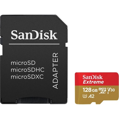 SanDisk Extreme microSDXC 128GB SDSQXAA-128G-GN6MA