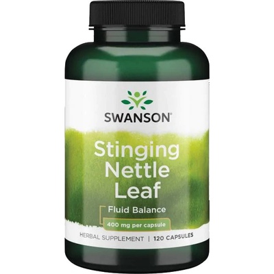 Swanson Stinging Nettle Extrakt z kopřivy 400 mg 120 rostlinných kapsúl