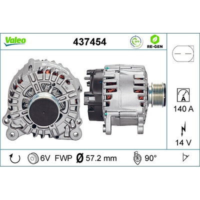 Alternátor VALEO 437454