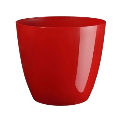PLASTKON Kvetináč dekoračný ELLA 15cm červený, umelá hmota