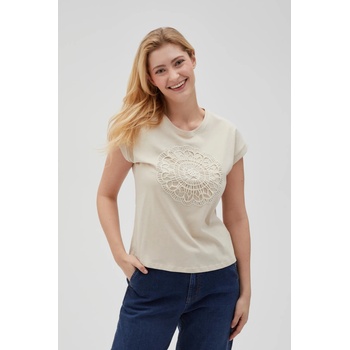Moodo Светлобежова дамска тениска Moodo Moodo | Bezhov | ЖЕНИ | XS