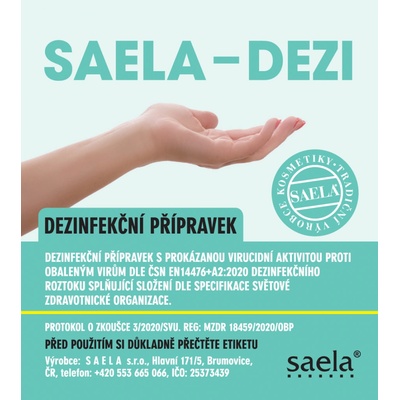 Saela Dezi dezinfekce na ruce 5 l