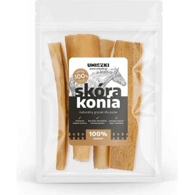 UNISZKI Koňská kůže Mono pro psy 100 g
