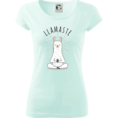 Yoga Llamaste Dámské triko Pure Frost