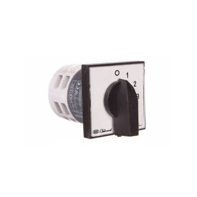 Cam Connector 0-1-2-3 3P 12A IP65 with plate Luk E12-62 (921262)