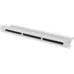 Lanberg Пач панел, Lanberg patch panel 24 port 1U 19" CAT. 6a utp with cable organizer grey (PPUA-1124-S) - xtreme