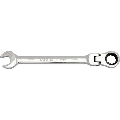 Yato klíč očkoplochý ráčnový 12 mm s kloubem YT-1678
