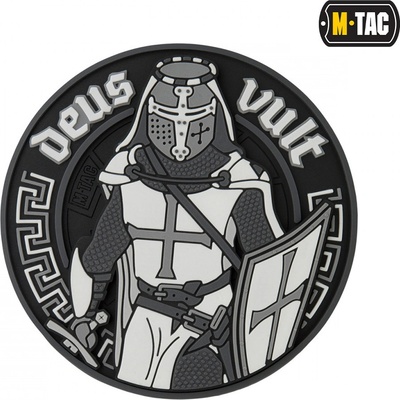 M-TAC PATCH DEUS VULT 3D PVC - různé barvy Barva: Black