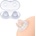 SuperLove Bliss Pressure Nipple Suckers Transparent