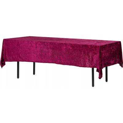 UBRUS VELUROVÝ, ODOLNÝ SKVRNÁM, MĚKKÝ A SILNÝ 280x160 cm NA BANKETOVÝ STŮL