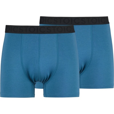 Stoic Мъжко синтетично термобельо Stoic TrosaSt. Boxer 2-Pack Boxer shorts - Summer Blue (014-2412-0511)