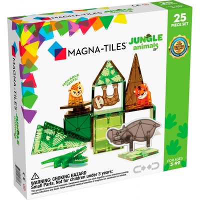 Magna-Tiles Zvířata z džungle 25 ks – Zboží Živě