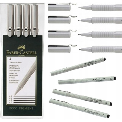 Faber-Castell 166004 Ecco Pigment 4 ks