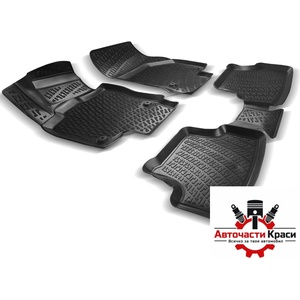 Rizline Гумени стелки RizLine съвместими с Seat Leon II 2005-2012 (511367) - avtochastikrasi