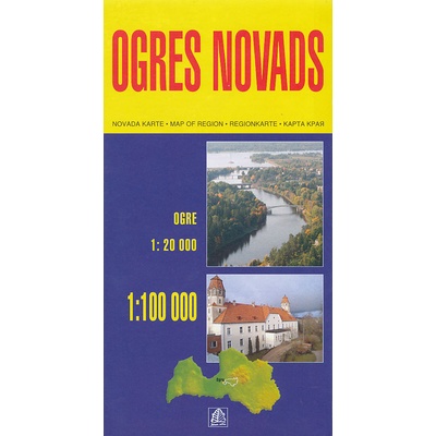 mapa Ogres region 1:100 t.