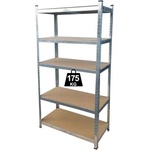  Метален стелаж 180x90x40 с 5 рафта - поцинкован (GWI0878)