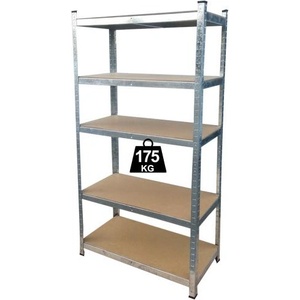  Метален стелаж 180x90x40 с 5 рафта - поцинкован (GWI0878)