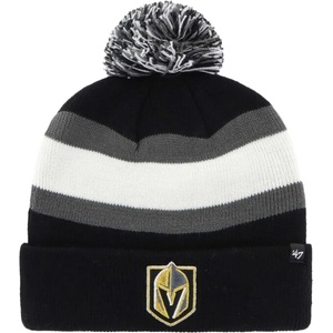 47 Nhl vegas golden knights breakaway cuff knit черно, бяло, сиво, златно uni (h-brkaw31ace-bkd)