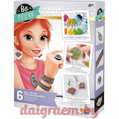 Buki France Бъди тийнейджър - Бижута с бродерия buki be113 (bkbe113)