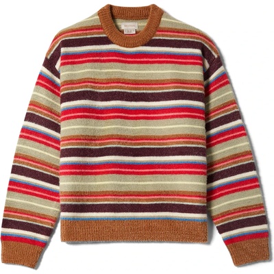 Brixton Дамски пуловер Brixton Women's Cozy Crew Sweater Jumper - Multi Stripe (117-3388-0113)