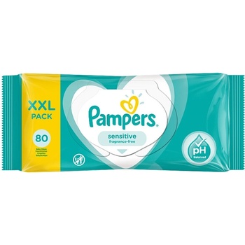 Pampers Sensitive dětské čisticí ubrousky 4 x 80 ks