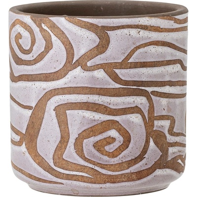 Bloomingville Теракотенa ръчнa изработенa кашпа ø 12 cm Lija - Bloomingville (82052539)