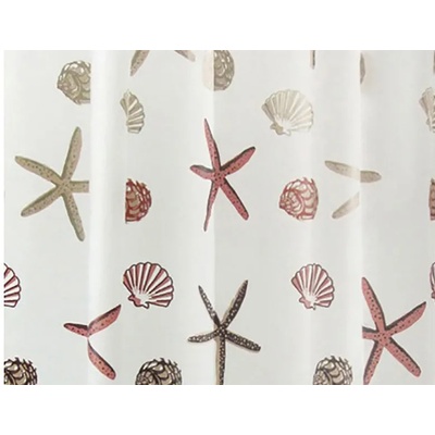 BISK ЗАВЕСА ЗА БАНЯ peva 180х200 МОРСКИ ЗВЕЗДИ (71106027)