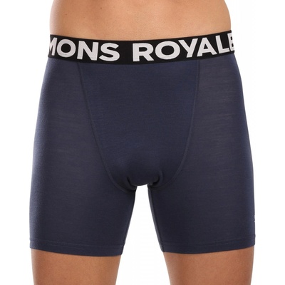Mons Royale pánské boxerky merino 100088 1169 376 modré