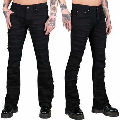 Wornstar мъжки панталони (дънки) WORNSTAR - Bandage- Черен - WSGP-BANDK-b