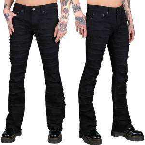 Wornstar мъжки панталони (дънки) WORNSTAR - Bandage- Черен - WSGP-BANDK-b