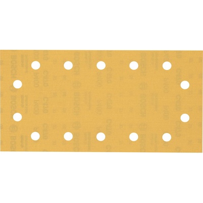 Bosch Brúsny papier EXPERT C470 so 14 otvormi pre orbitálne brúsky 115 x 230 mm, zrnitosť 400, 10 ks 2608900866