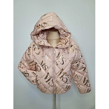 Dievčenská zimná bunda MS ružová