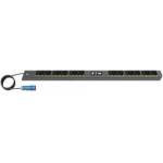 Eaton G4 - Power distribution unit (rack-mountable) - basic - AC 200-240 V - 3.7 kW - 1-phase - input: IEC 60309 16A - output connectors: 24 (12 x IEC 60320 C13, 12 x IEC 60320 C39) - 3 m cord - black