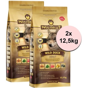 Wolfsblut Дивечова патица 2 x 12, 5 кг