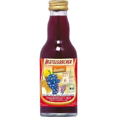 Beutelsbacher Bio hroznová šťava červená 100% 200 ml