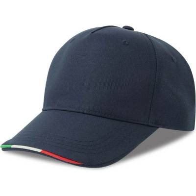 Atlantis Headwear Recy Five Italia 5 panelová COT33028100399-navy Navy