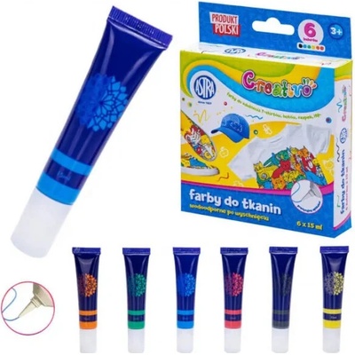 Astra Creativo barvy na textil 6 x 15 ml
