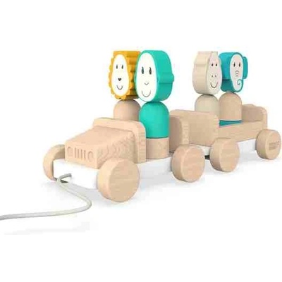 Matchstick Monkey ťahacia Safari Jeep