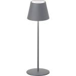 Fischer & Honsel Сива настолна лампа с LED димиране, сензор за движение и метален абажур (височина 38 см) Consenza - Fischer & Honsel (850212)
