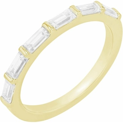 Eppi Elegantní prsten s baguette diamanty Marilyn R42197
