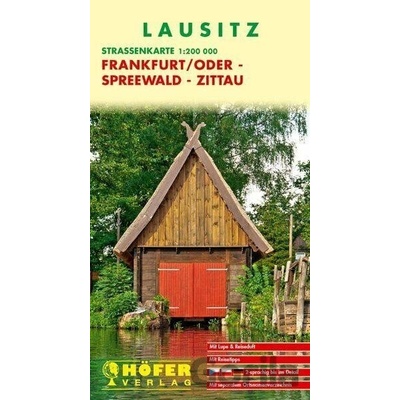 Lužice (Frankfurt/Oder Spreewald Zittau) 1:200 000 / automapa Höfer Verlag