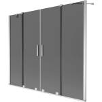 Mexen Velar Duo двукрила плъзгаща се преграда за вана 180 x 150 cm, графит, хром - 896-180-000-42-01 (896-180-000-42-01)