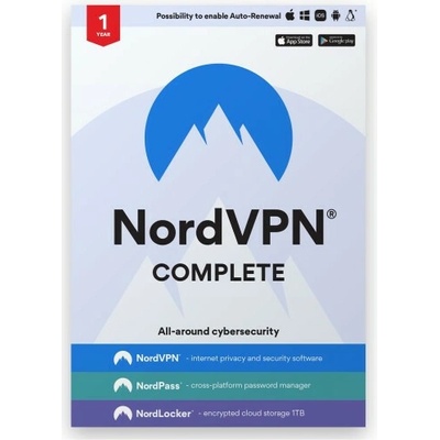 NordVPN Complete - 1 ročný balík kyberzabežpečenia | Software