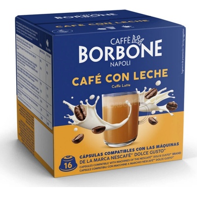 Caffé Borbone Cafe au Lait kapsule do Dolce Gusto 16 ks