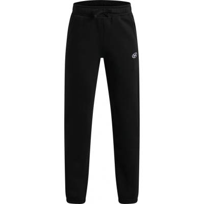 Under Armour Chlapčenské tepláky B RIVAL FLEECE JOGGER Ultimate Black / White