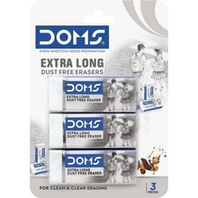 Doms guma biela XL Dust Free 3 ks