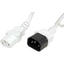 goobay Kabel síťový prodlužovací, IEC320 C14 - IEC320 C13, 0,5m, bílý (97581) - 19.92.1508
