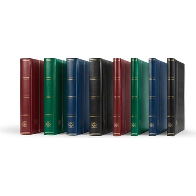Leuchtturm COMFORT vatovaný zásobník s černými listy Barva: Zelená, Počet stran: 32 stran