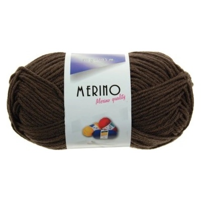 Vlnap příze Merino 14782 tmavě hnědá